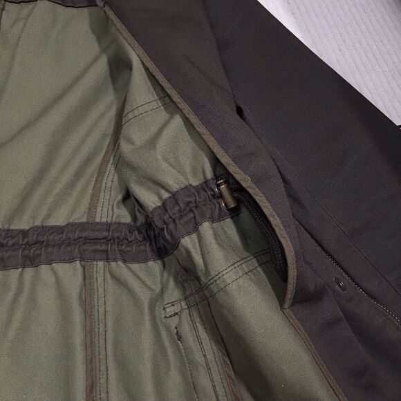 J. CREW Relaxed Boyfriend Field Jacket Coat Womens XXS Dark Green Gorpcore - Picture 9 of 12